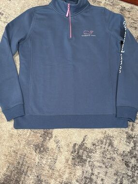 Vineyard Vines Women’s Blue Quarter Zip Size XS